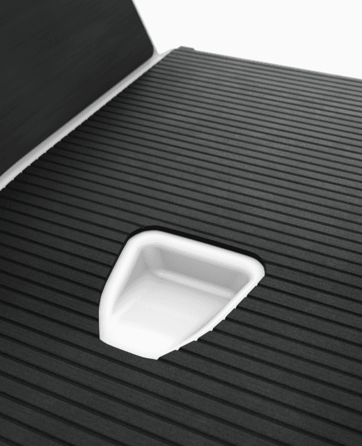 Reboarding Handle with Padded Foot Tray